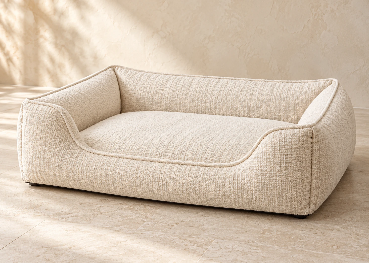 Bolstered dog bed — illustrative concept